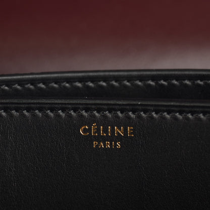Celine Smooth Calfskin Large Case Chain Flap Black 6 of 8
