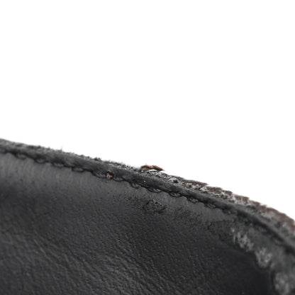 Louis Vuitton Calfskin Monogram Wonderland Flat Ranger Boots 39 Black 10 of 11