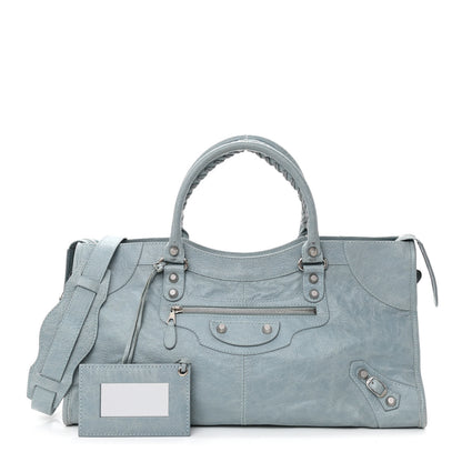 Balenciaga Agneau Giant 12 Silver Hardware Part Time Bleu Acier Ciel 1 of 13