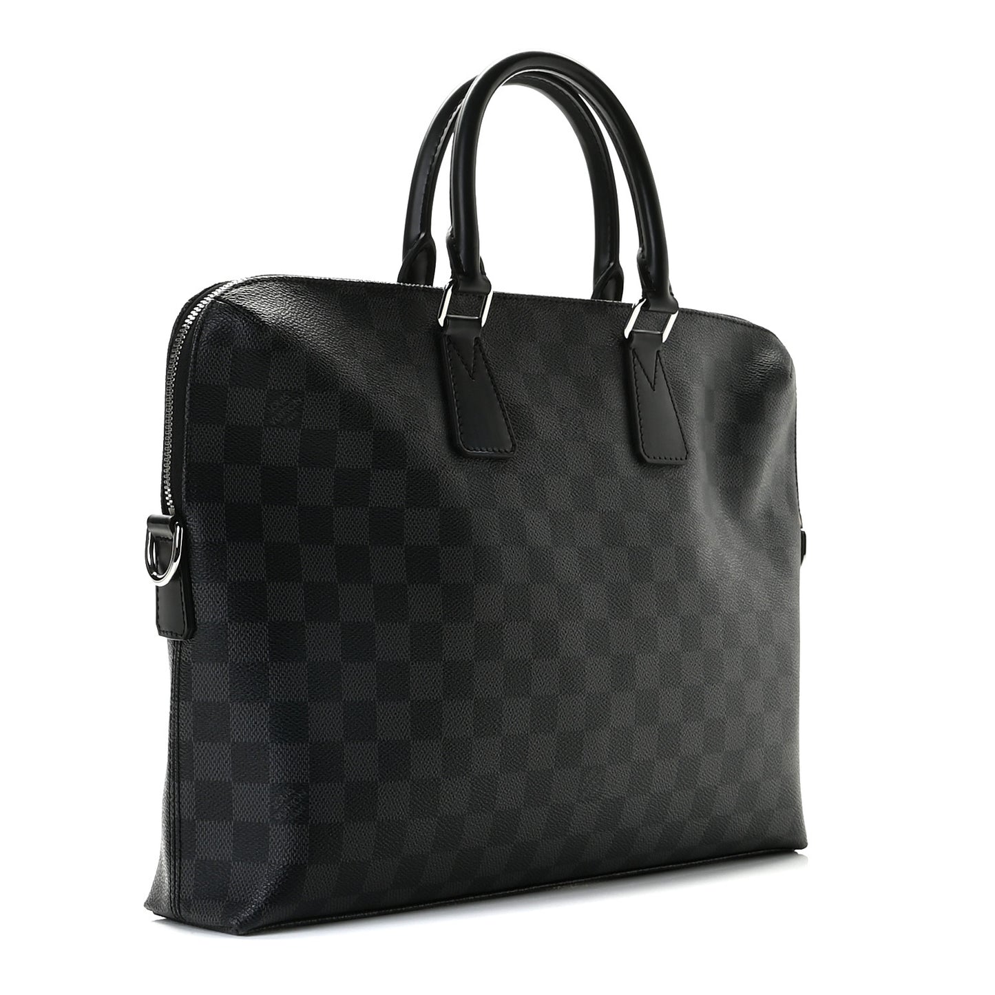 Damier Graphite Porte-Documents Jour