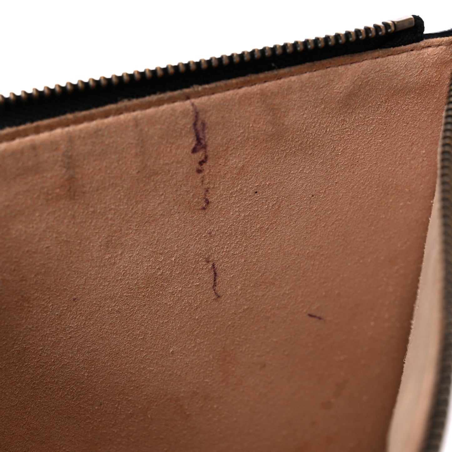 Calfskin GucciGhost Life is Gucci Zip Pouch Black