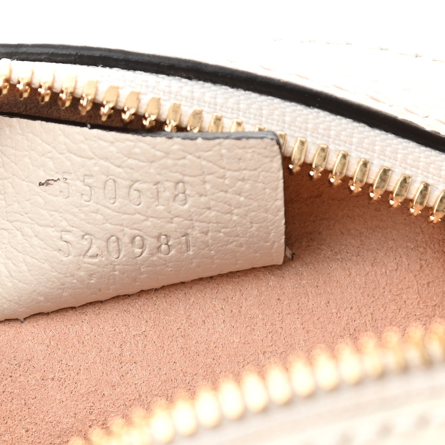 Gucci Textured Calfskin Web Mini Ophidia Round Shoulder Bag Mystic White 7 of 12