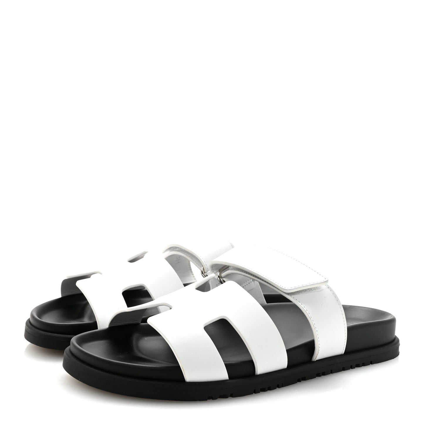 Calfskin Womens Chypre Sandals 38 White