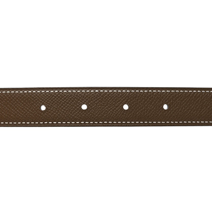 Hermes Swift Epsom 24mm Ancre Belt 85 34 Black Etoupe 9 of 10