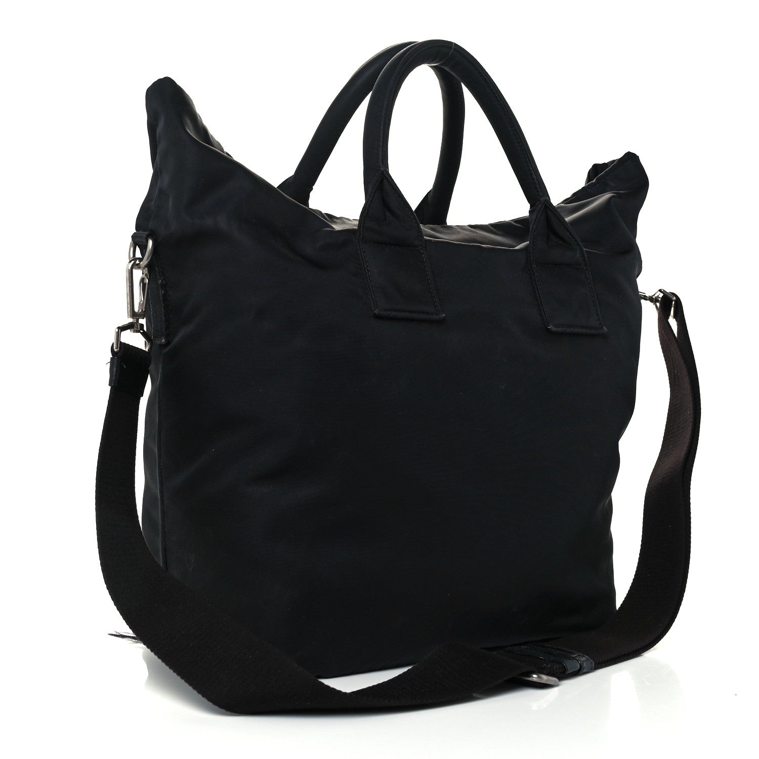 Prada Tessuto Nylon Tote Black 2 of 10