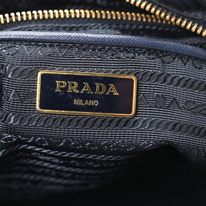 Prada Tessuto Nylon Saffiano Vela Tote Bleu 6 of 10