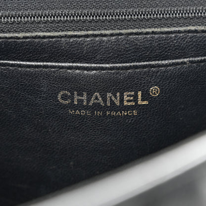 Chanel Caviar Quilted Jumbo Single Flap Navy 6 of 18