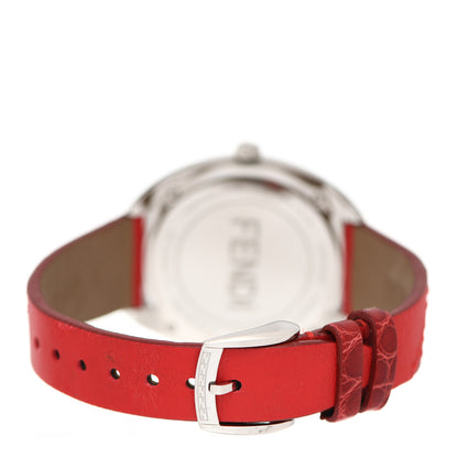 Fendi Stainless Steel Calfskin 34mm Momento Date Quartz Watch 3 of 5