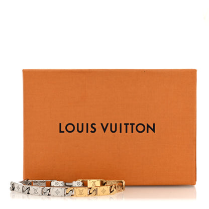 Louis Vuitton Monogram Tied Up Bracelet M Silver Gold 4 of 4