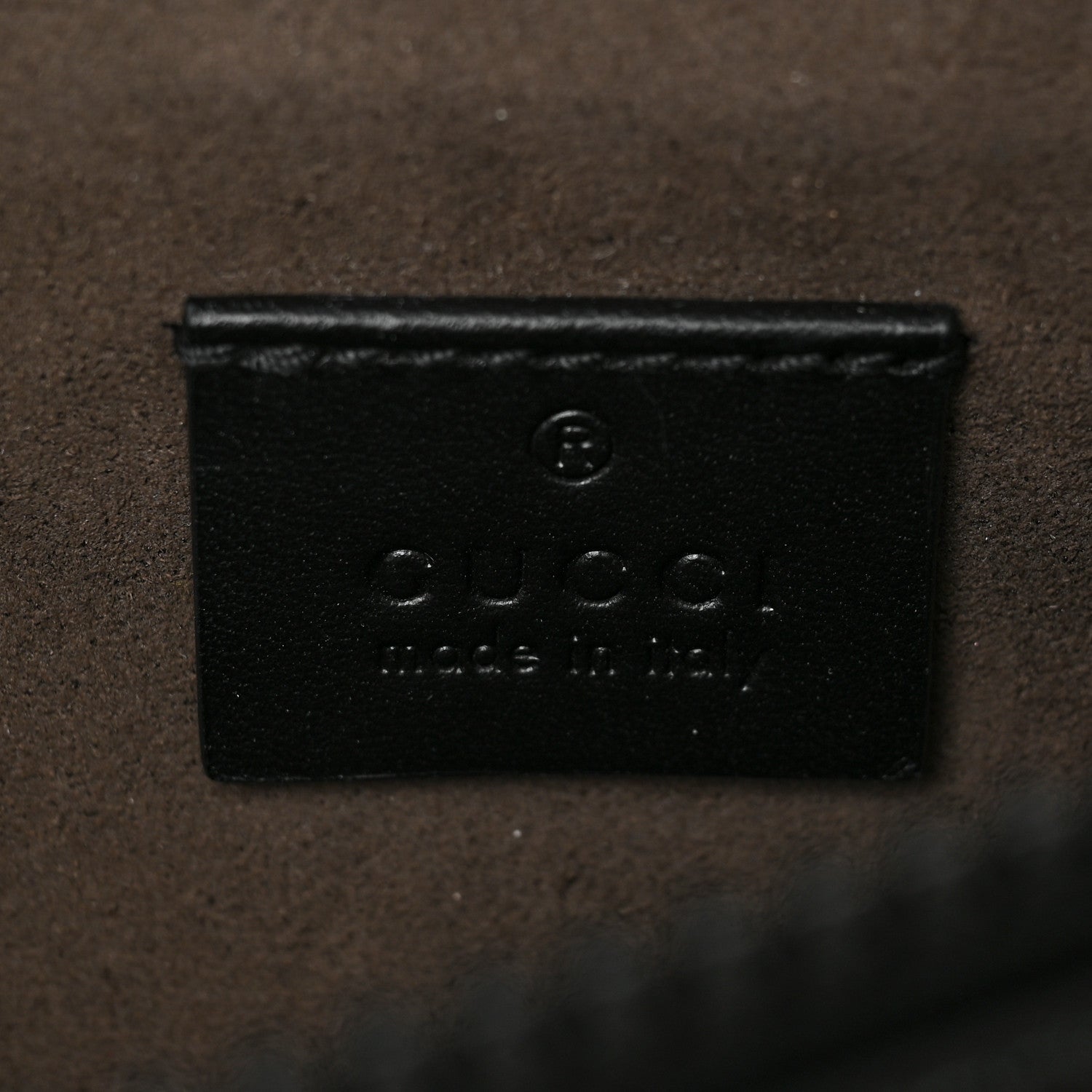 Gucci GG Supreme Monogram Belt Bag Black 5 of 9