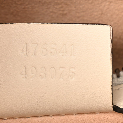 Gucci Calfskin Sylvie Web Small Queen Margaret Top Handle Bag White 7 of 13