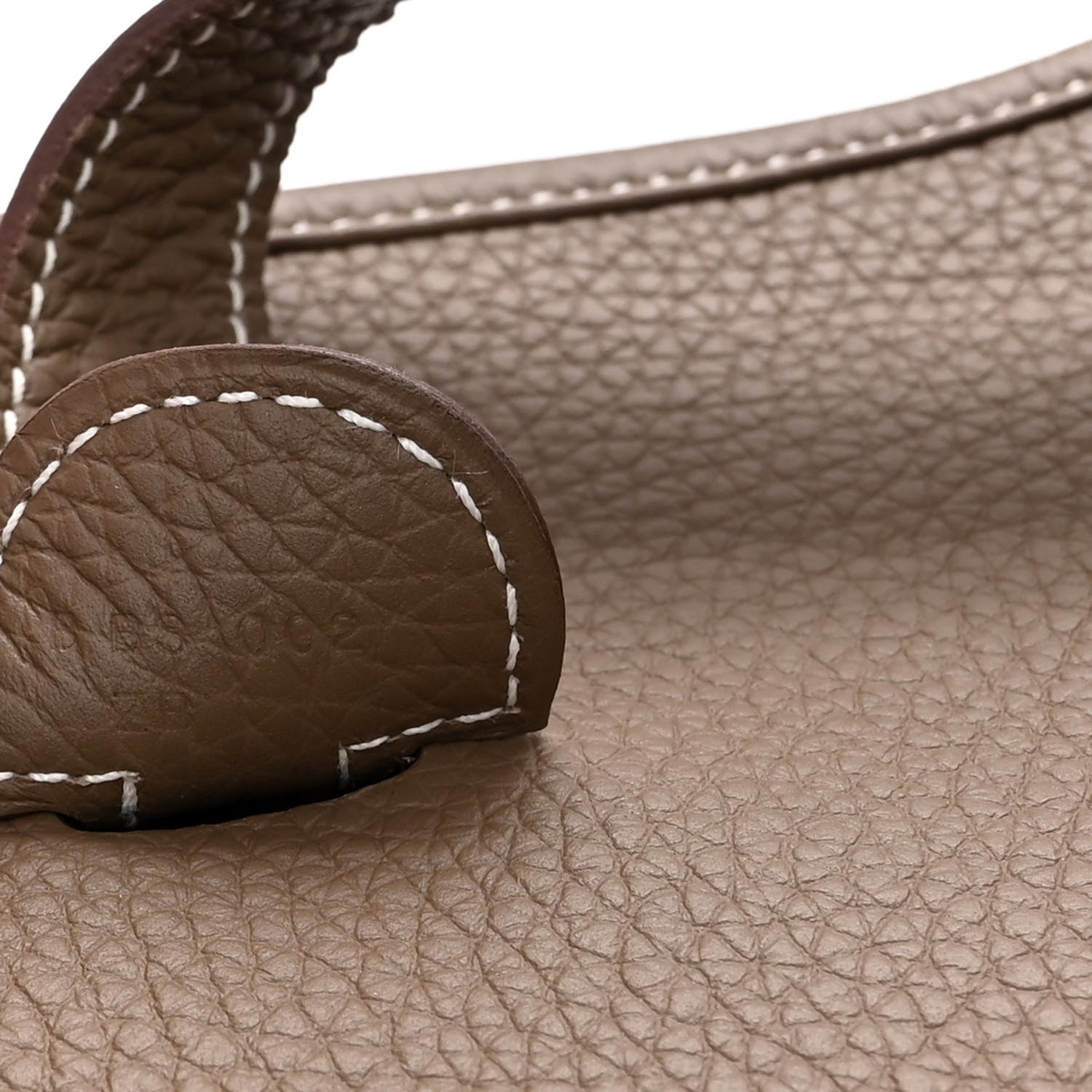 Hermes Taurillon Clemence Evelyne III GM Etoupe 7 of 11