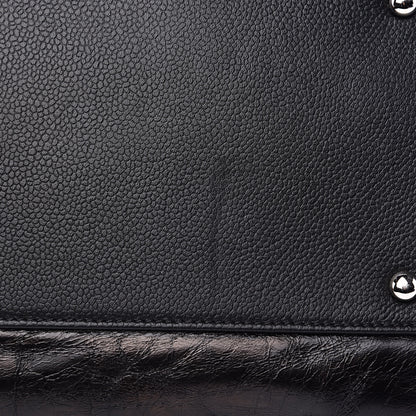Chanel Glazed Calfskin Large Deauville Tote Black 9 of 12