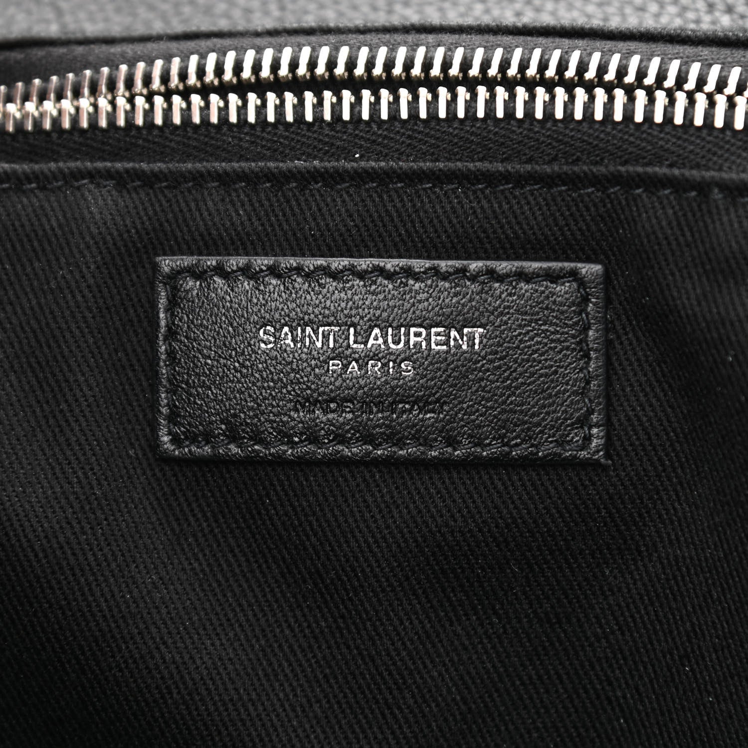 Saint Laurent Grained Calfskin Sac De Jour Backpack Black 6 of 9