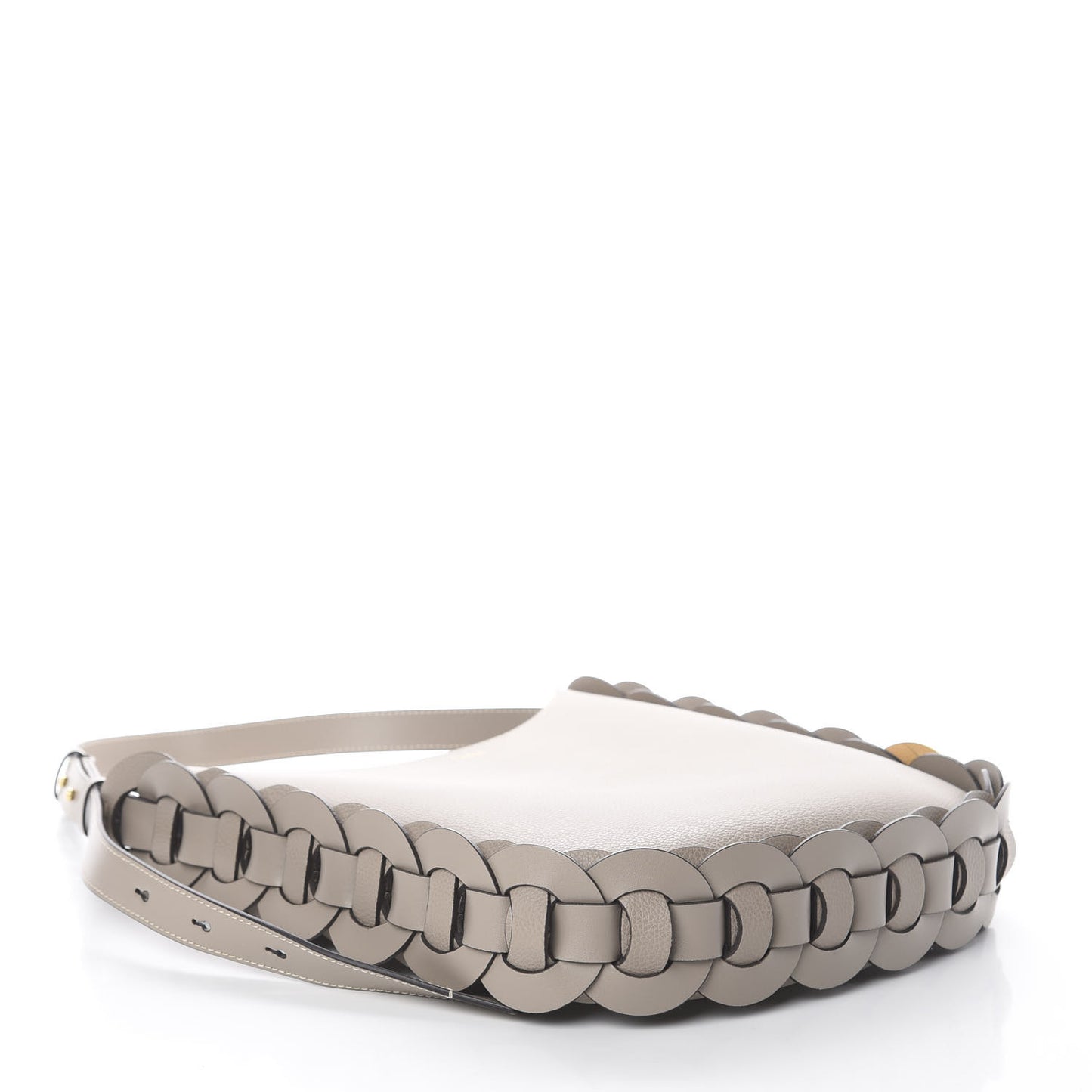 Small Grain Smooth Calfskin Medium Darryl Hobo Motty Grey