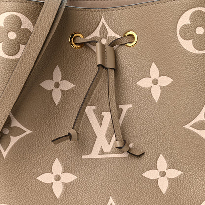 Louis Vuitton Empreinte Monogram Giant Neonoe MM Tourterelle Creme 8 of 10