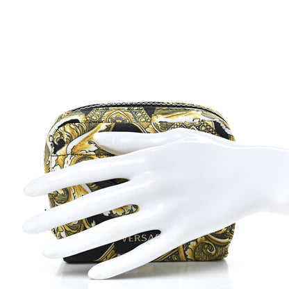 Versace Nylon Barocco Print Zip Pouch Black 2 of 6