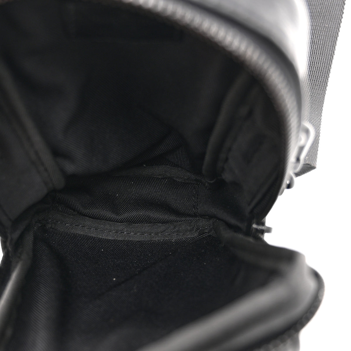 Calfskin Monogram Shadow Double Phone Pouch NM Black