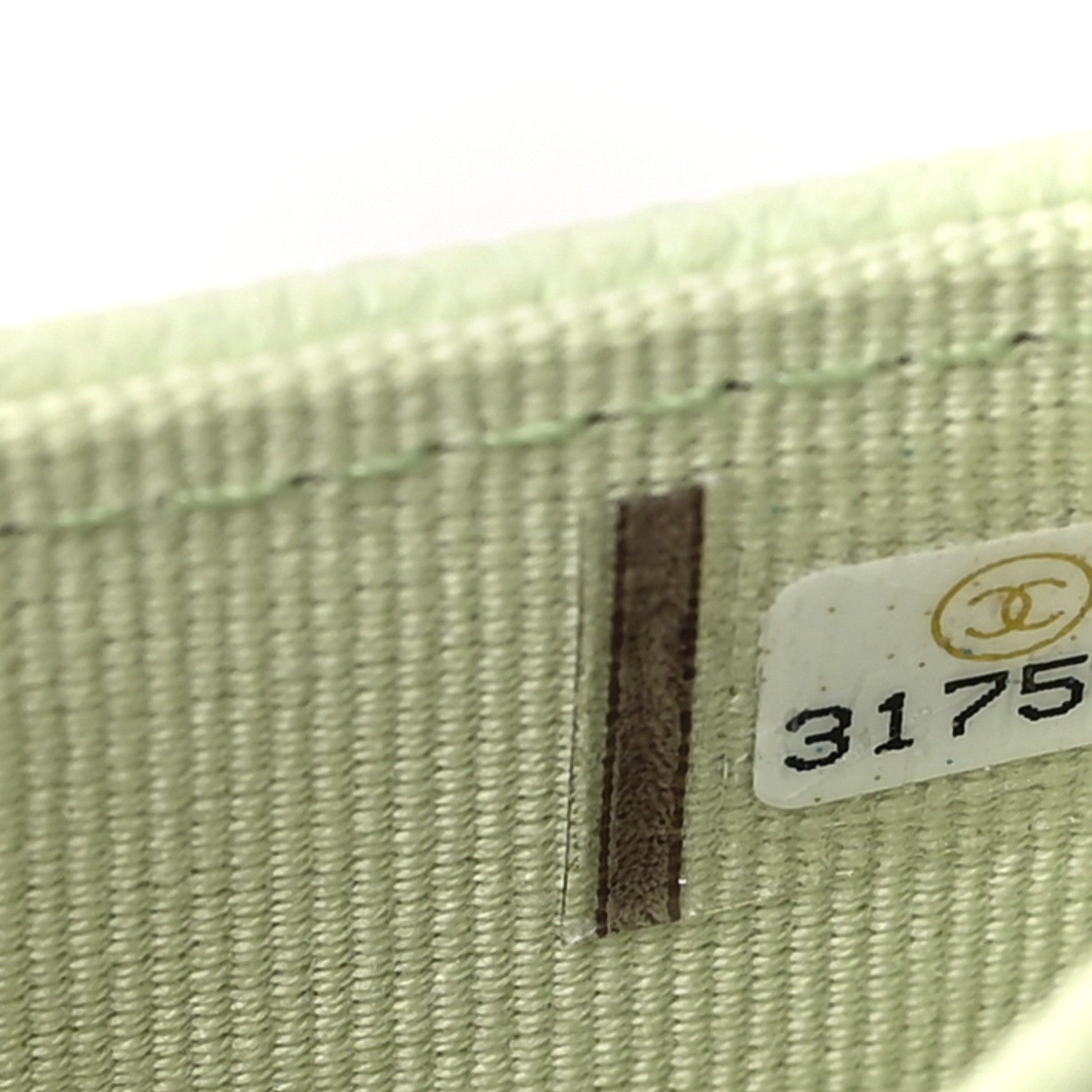 Chanel Caviar Quilted Flap Card Holder Wallet Light Green 7 of 10