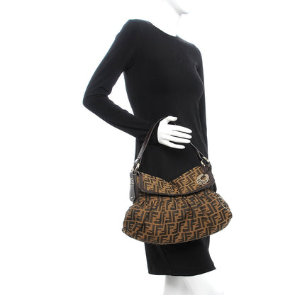 Fendi Zucca Medium Chef Shoulder Bag Tobacco 2 of 7