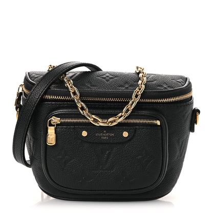 Louis Vuitton Empreinte Mini Bumbag Black 1 of 12