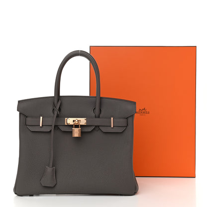 Hermes Togo Birkin 30 Etain 11 of 11