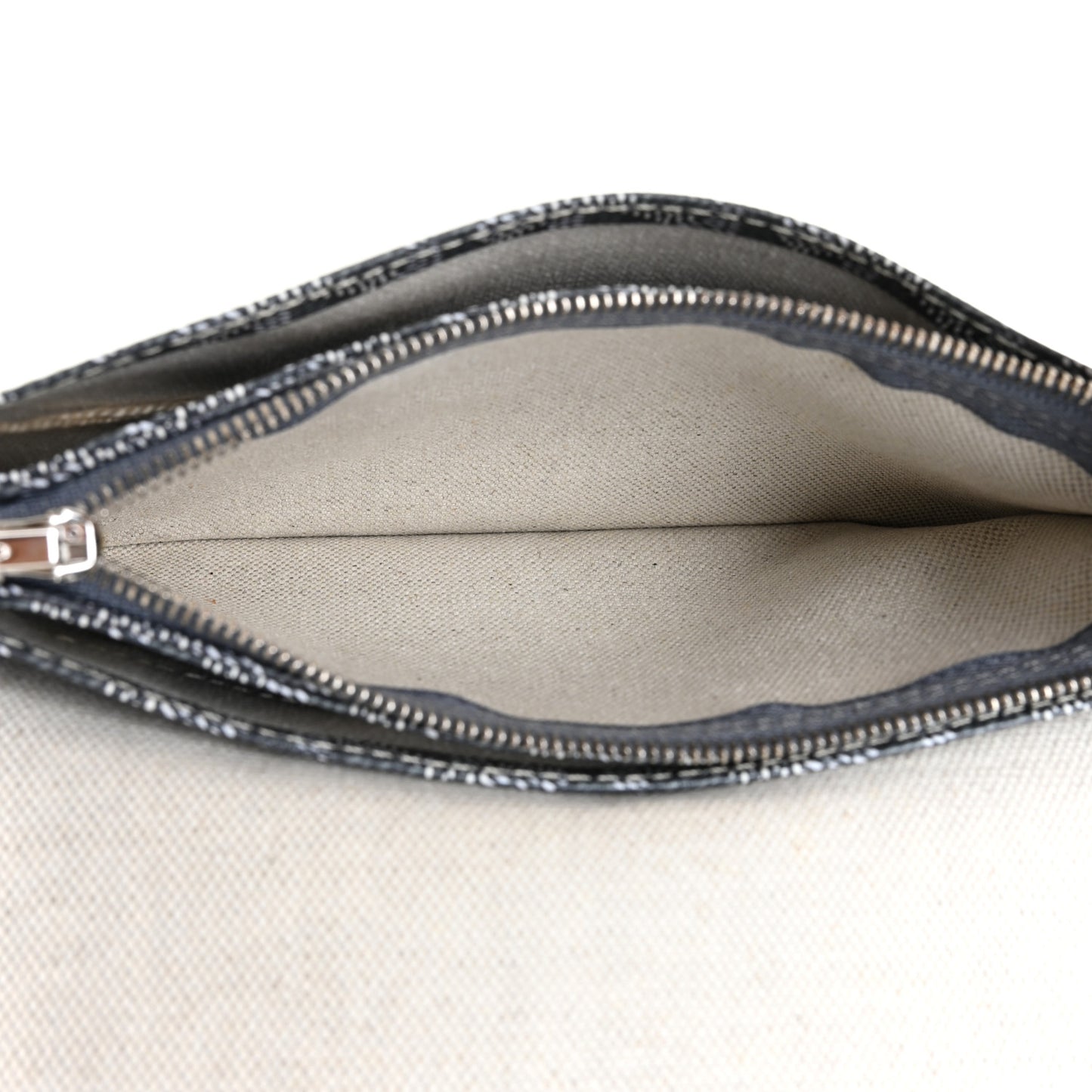 Goyardine Plumet Wallet Clutch Grey