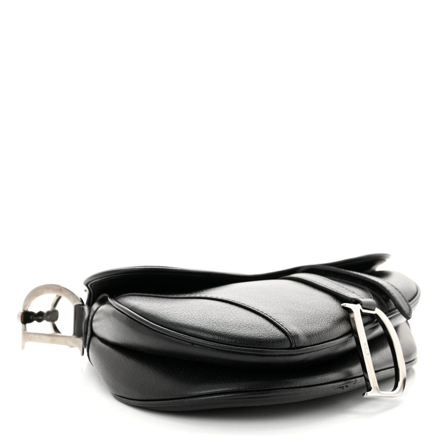 Calfskin Saddle Bag Black
