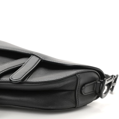 Christian Dior Ultra Matte Calfskin Mini Saddle Bag Black 9 of 9