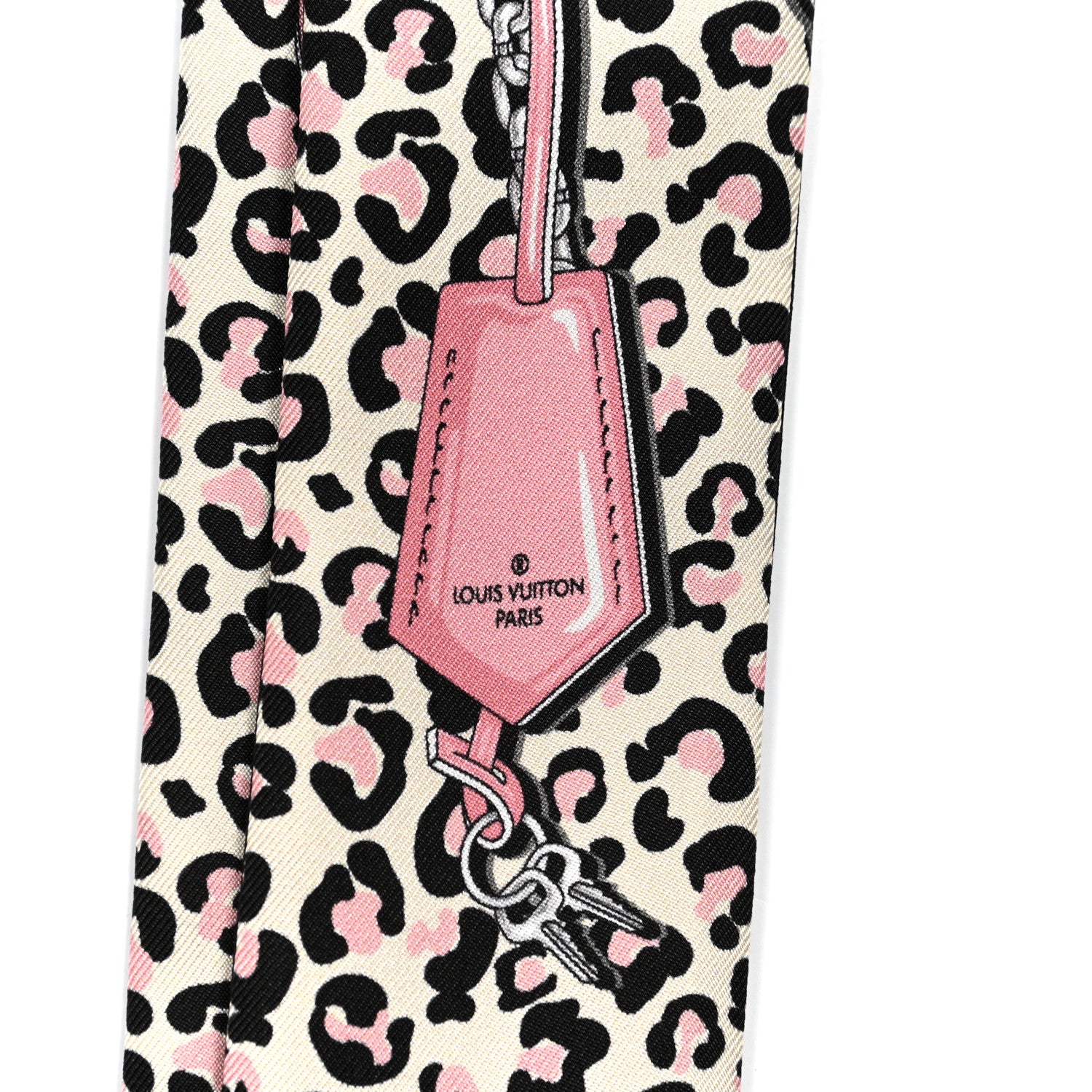 Louis Vuitton Silk Monogram Wild At Heart BB Bandeau Black 3 of 4