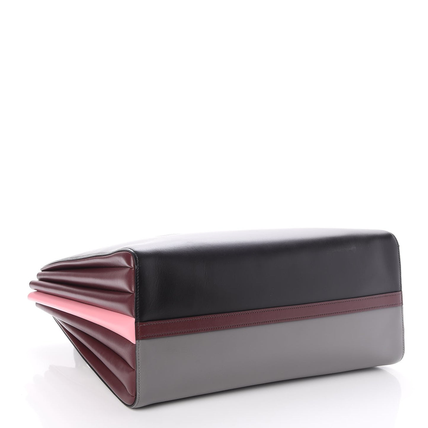City Calf Bibliotheque XL Tote Nero Black Marmo Granato