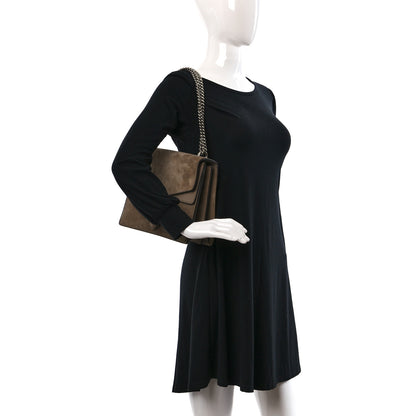 Gucci Suede Medium Dionysus Shoulder Bag Taupe 2 of 13