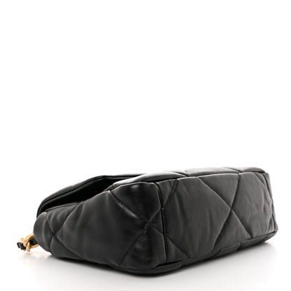 Chanel Lambskin Quilted Medium Chanel 19 Flap Black 4 of 10