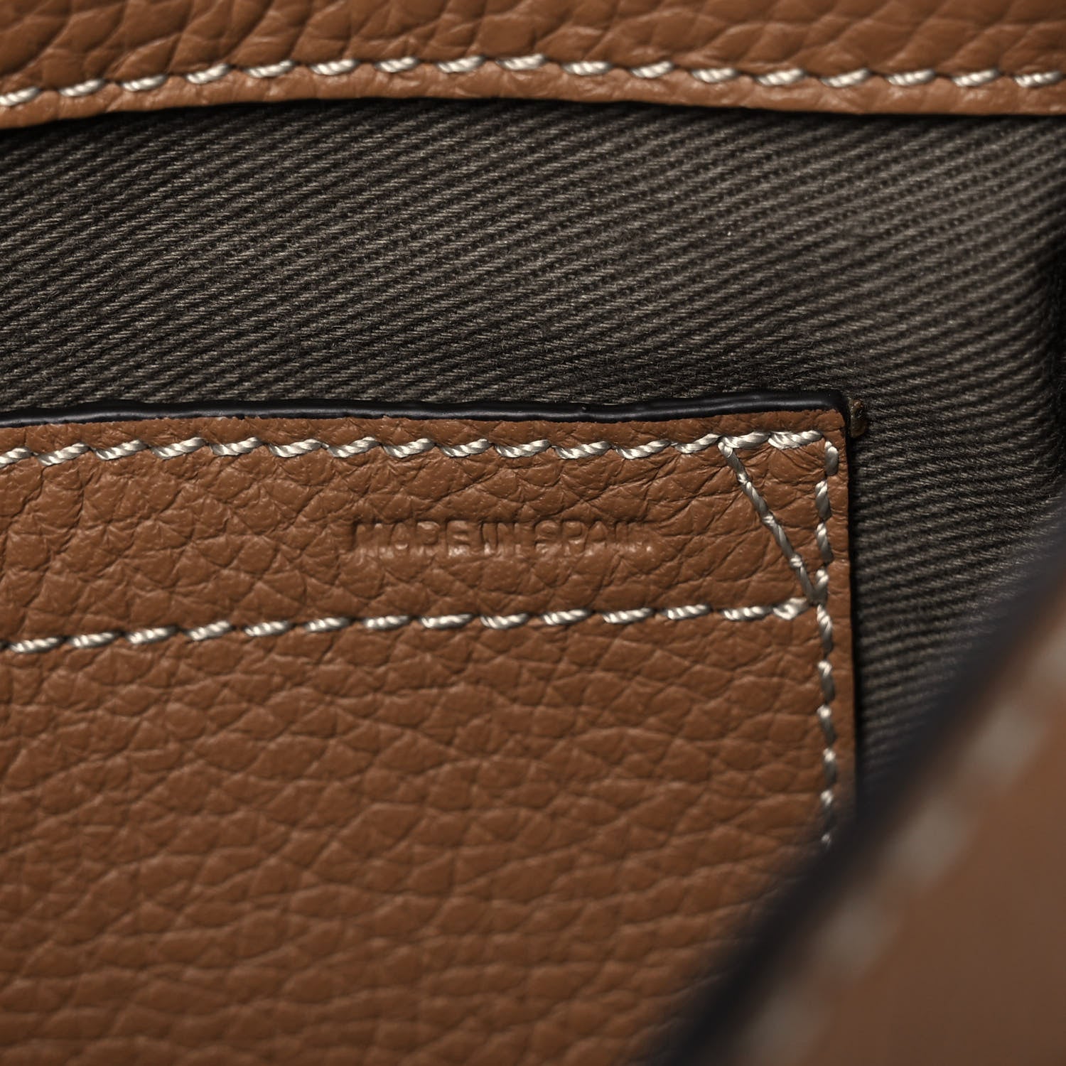 Chloe Calfskin Mini Marcie Round Crossbody Bag Nut 7 of 15