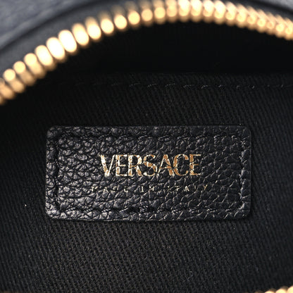 Versace Calfskin La Medusa Round Camera Bag Black 5 of 8