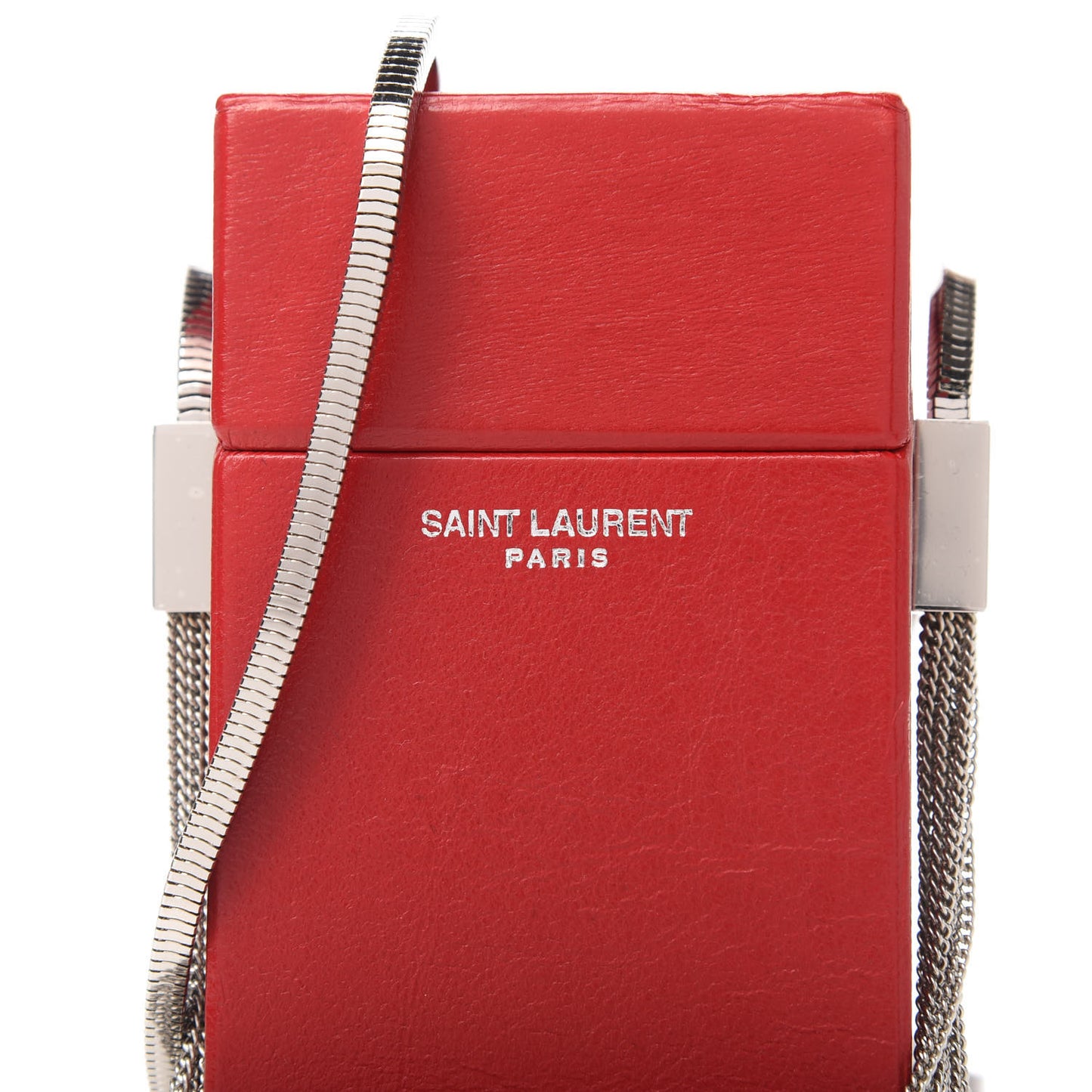 Lambskin Smoking Box Crossbody Rouge Eros