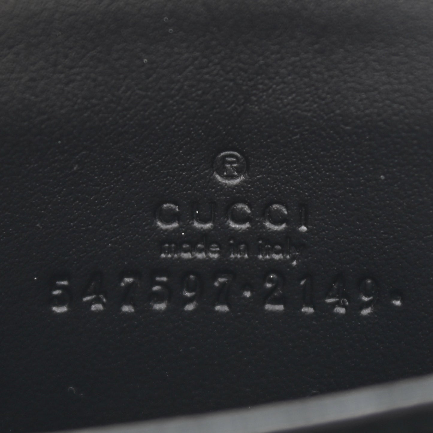 Plutone Calfskin Logo Zip Around Card Case Black