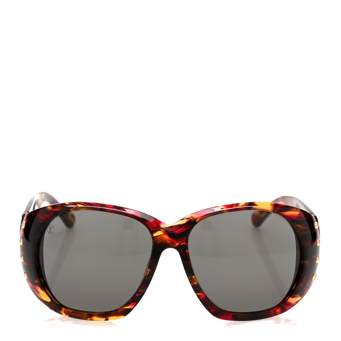Acetate Studded Sunglasses Z1035U Dark Tortoise