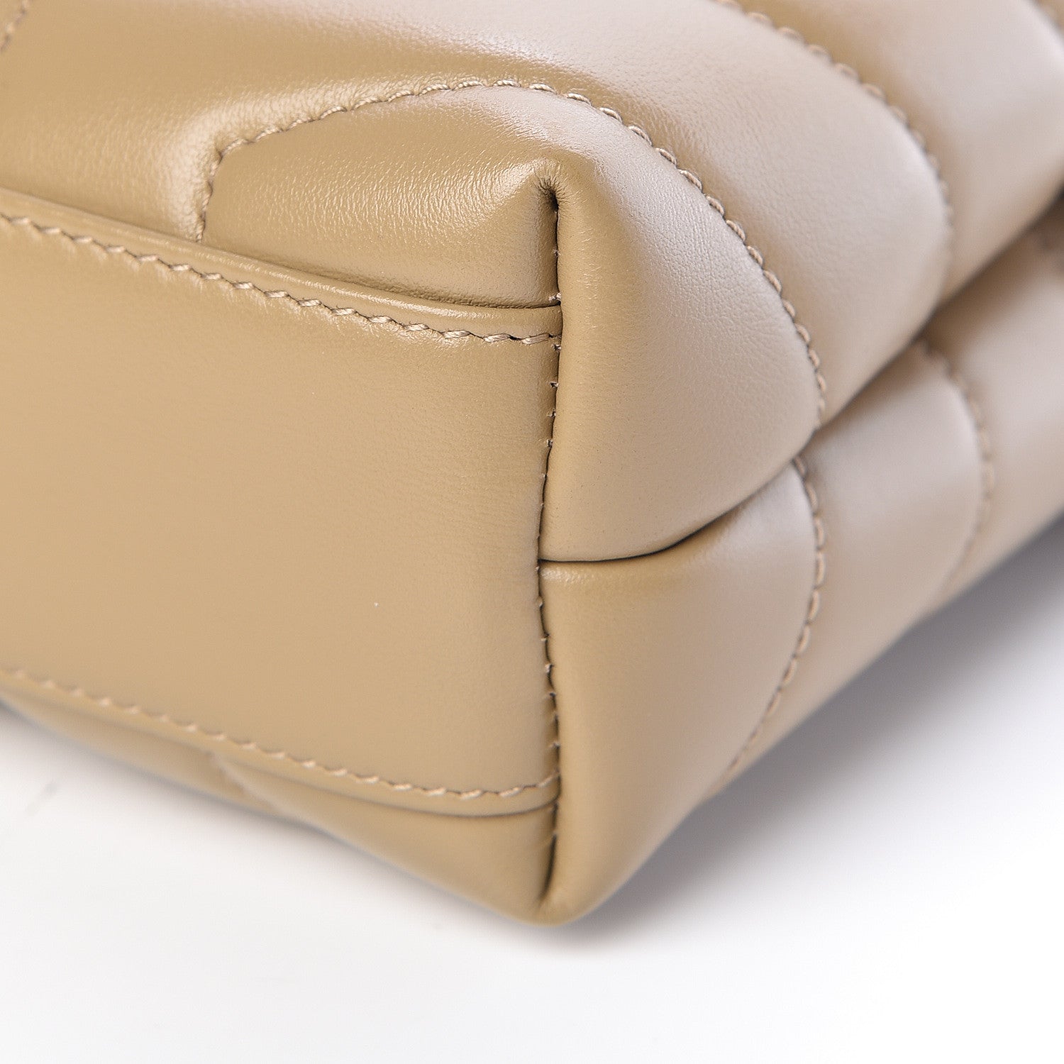 Saint Laurent Calfskin Y Quilted Monogram Toy Loulou Satchel Cork 10 of 11