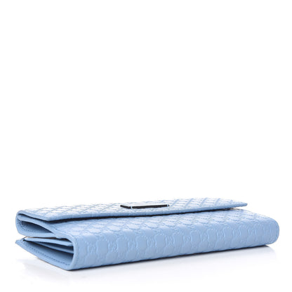 Gucci Microguccissima Continental Flap Wallet Mineral Blue 4 of 8