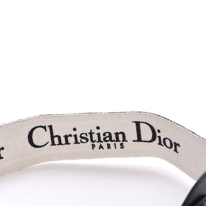 Christian Dior Canvas Embroidered Shoulder Strap Black Ultramatte 4 of 7