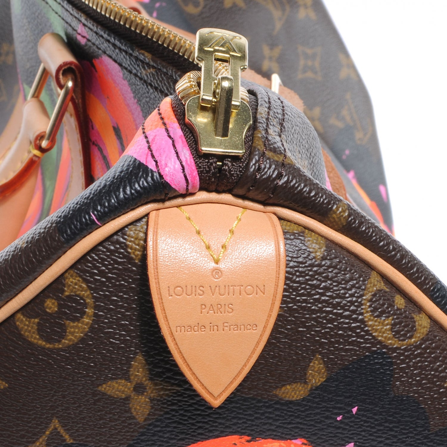 Louis Vuitton Monogram Roses Keepall 50 5 of 7