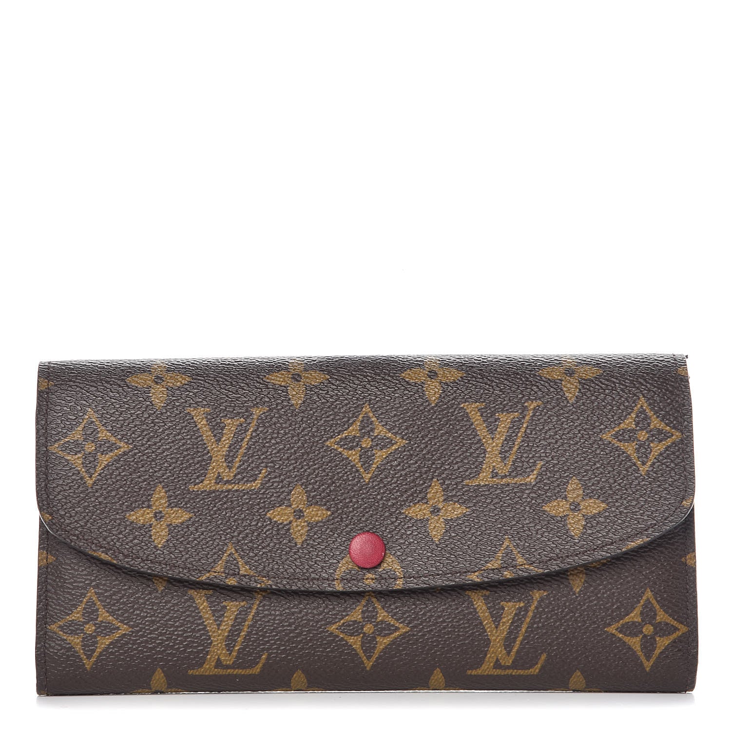 Louis Vuitton Monogram Emilie Wallet Fuchsia 1 of 6