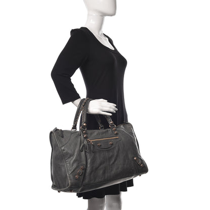 Balenciaga Agneau Giant 12 Rose Gold Hardware Work Gris Tarmac 2 of 18
