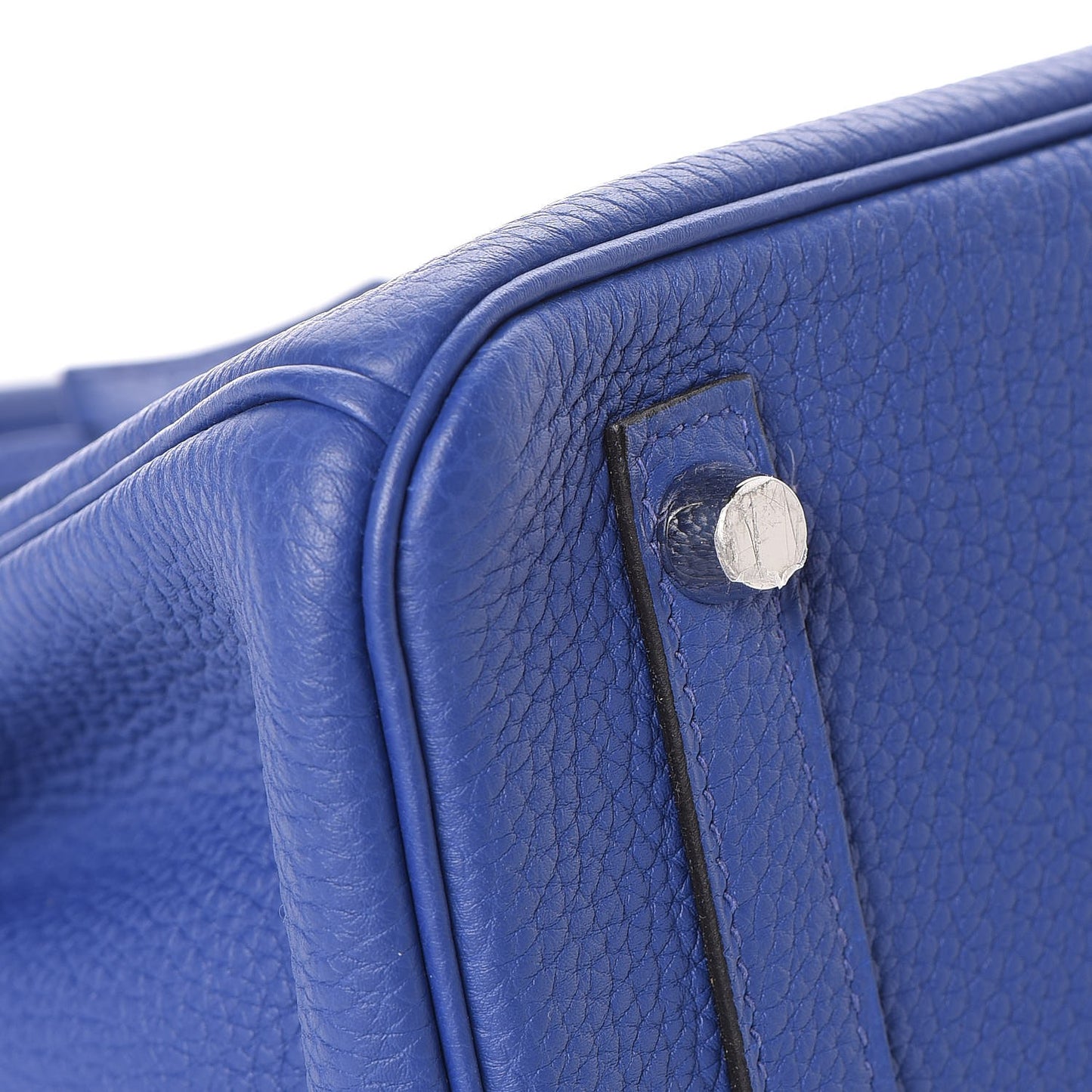 Togo Birkin 25 Bleu Electrique