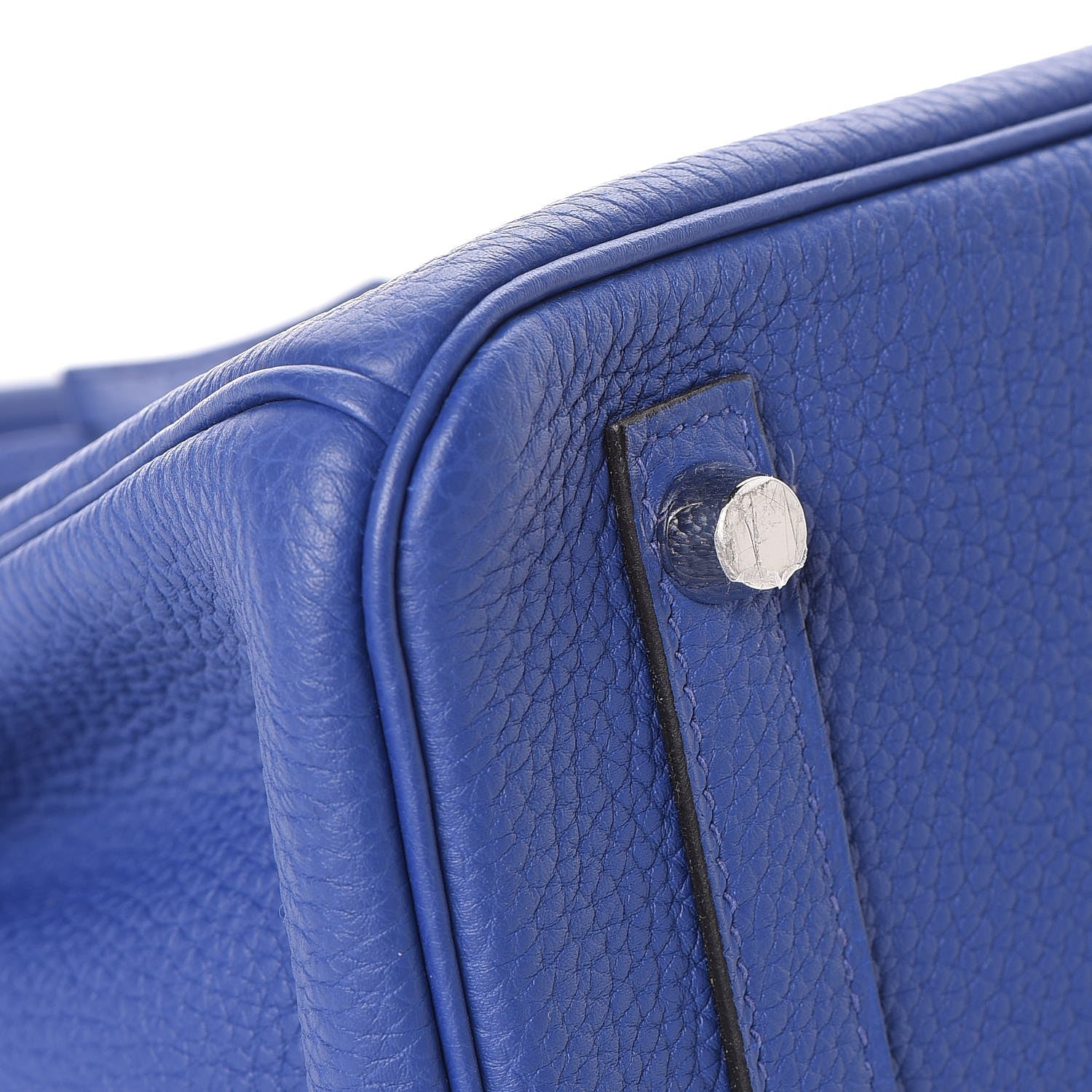 Hermes Togo Birkin 25 Bleu Electrique 7 of 26