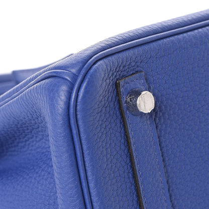 Hermes Togo Birkin 25 Bleu Electrique 7 of 26