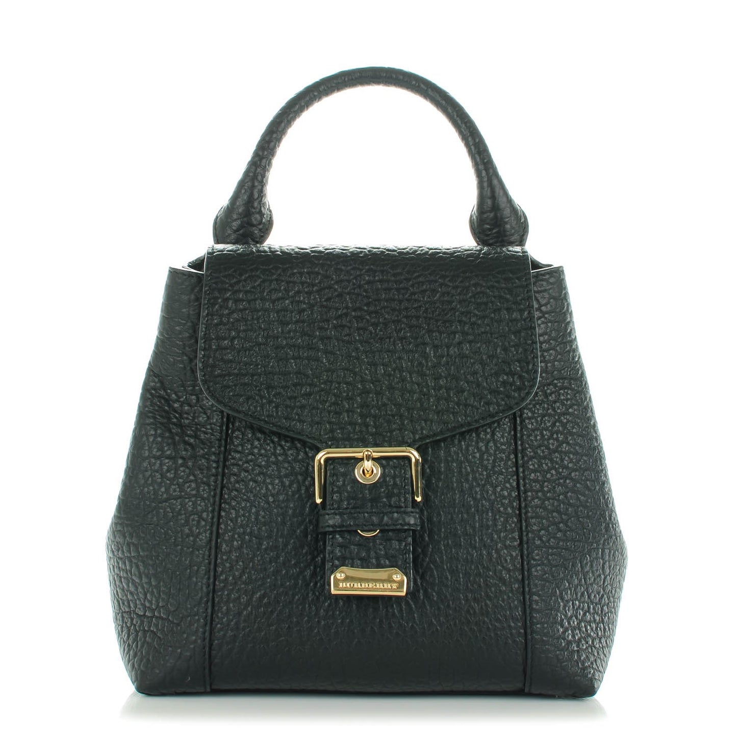 Heritage Grain Small Belmont Backpack Black
