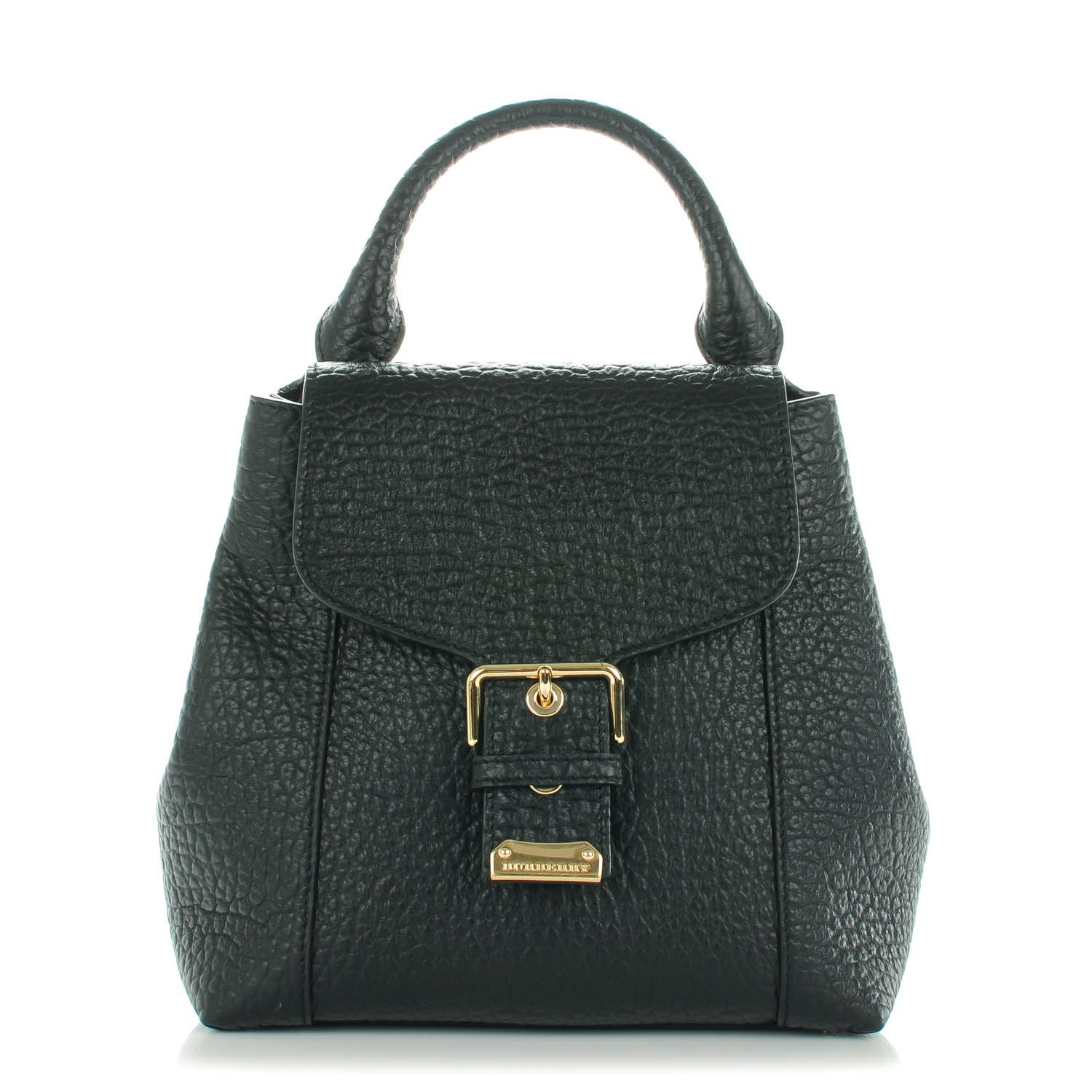 Burberry Heritage Grain Small Belmont Backpack Black 1 of 8