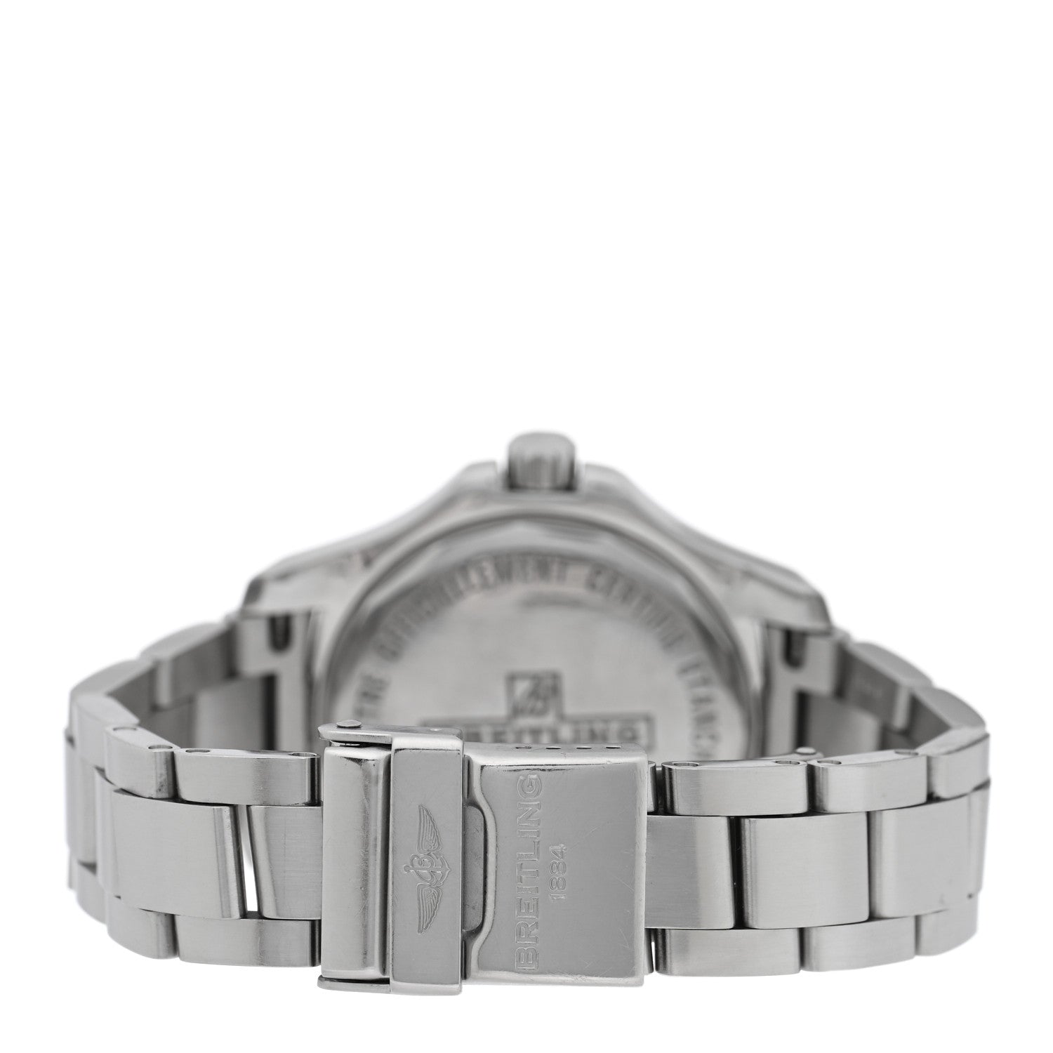 Breitling Stainless Steel Diamond Bezel 33mm Colt Lady Quartz Watch White A7738853 3 of 4